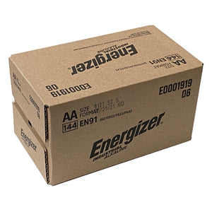 AA Batteries | Alkaline | EN91 | Energizer Industrial | 144 Pack